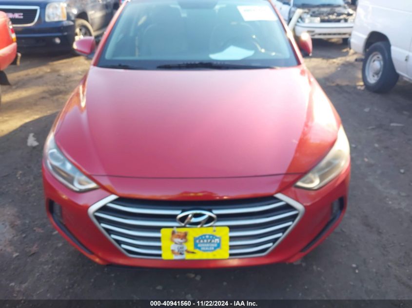 2017 Hyundai Elantra Se VIN: KMHD84LF3HU106024 Lot: 40941560