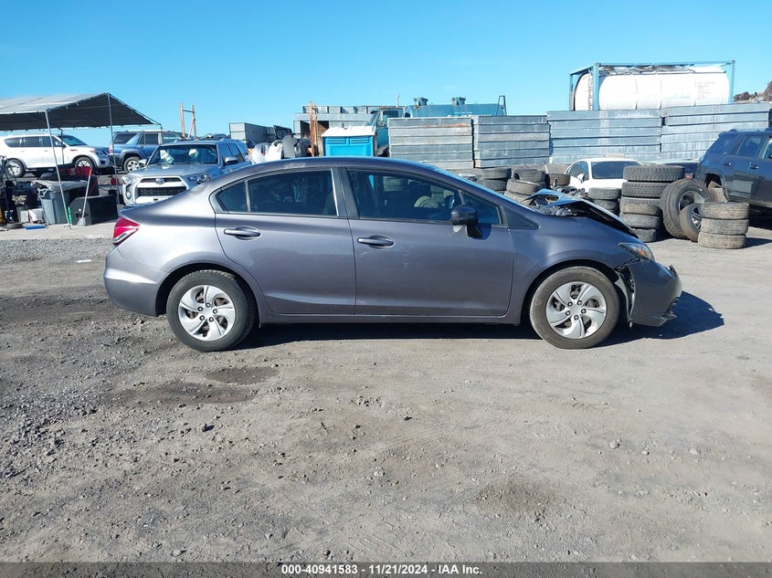 2014 HONDA CIVIC VIN: 19XFB2F57EE254760