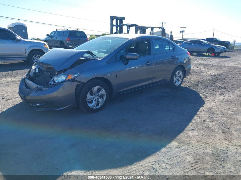 2014 HONDA CIVIC VIN: 19XFB2F57EE254760