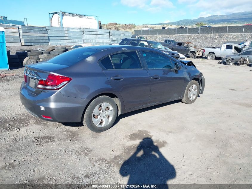 2014 HONDA CIVIC VIN: 19XFB2F57EE254760