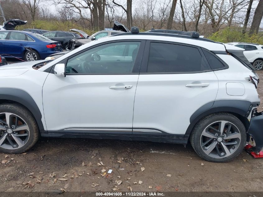 2021 Hyundai Kona Limited VIN: KM8K3CA56MU608725 Lot: 40941605