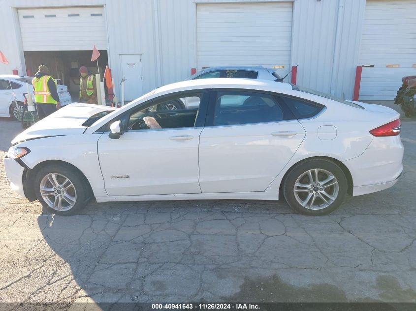 VIN 3FA6P0LU4JR153542 2018 FORD FUSION HYBRID no.14