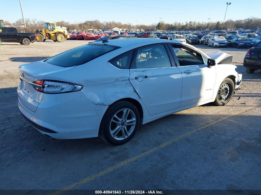 VIN 3FA6P0LU4JR153542 2018 FORD FUSION HYBRID no.4