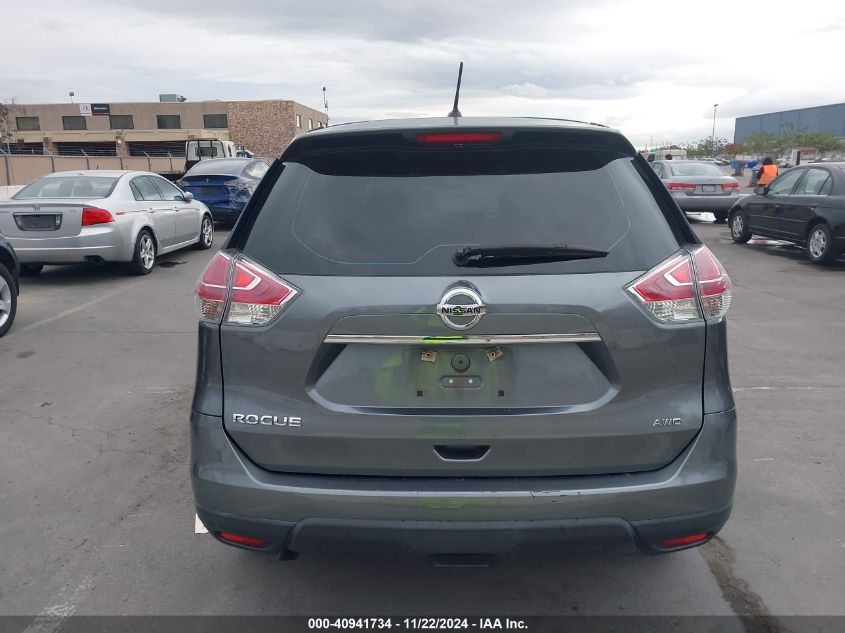 VIN 5N1AT2MV4GC777038 2016 Nissan Rogue, S/Sl/Sv no.16