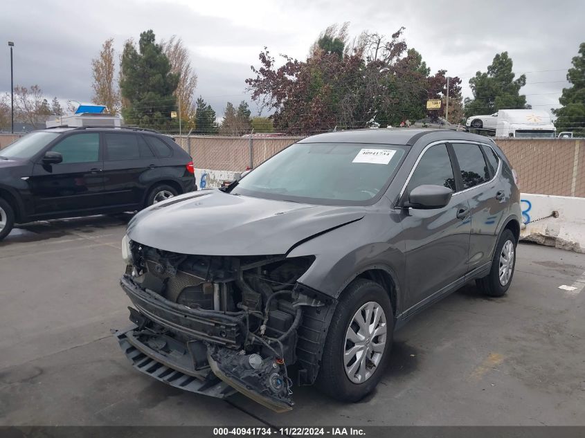 VIN 5N1AT2MV4GC777038 2016 Nissan Rogue, S/Sl/Sv no.2