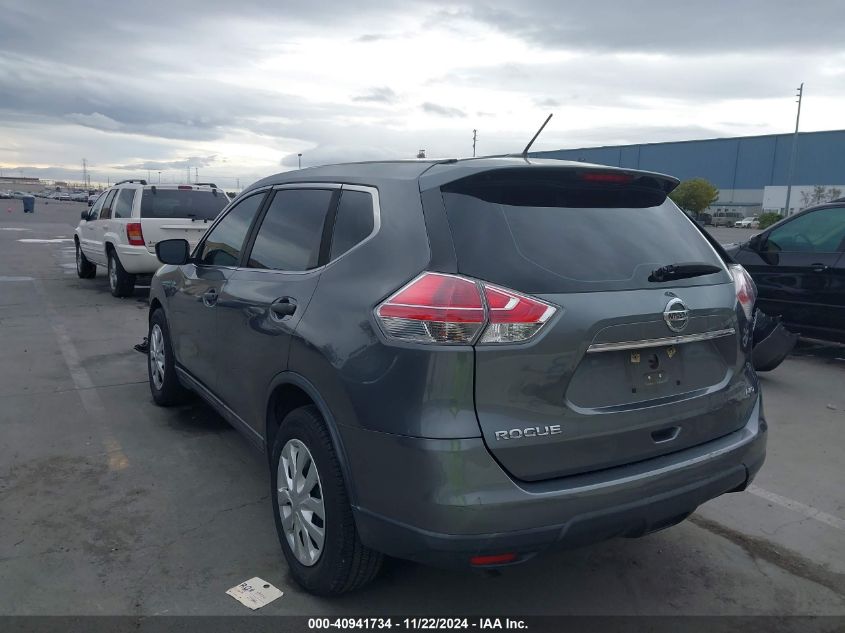 VIN 5N1AT2MV4GC777038 2016 Nissan Rogue, S/Sl/Sv no.3