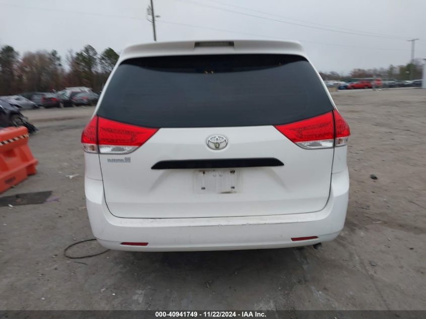 2014 Toyota Sienna L V6 7 Passenger VIN: 5TDZK3DC6ES407221 Lot: 40941749