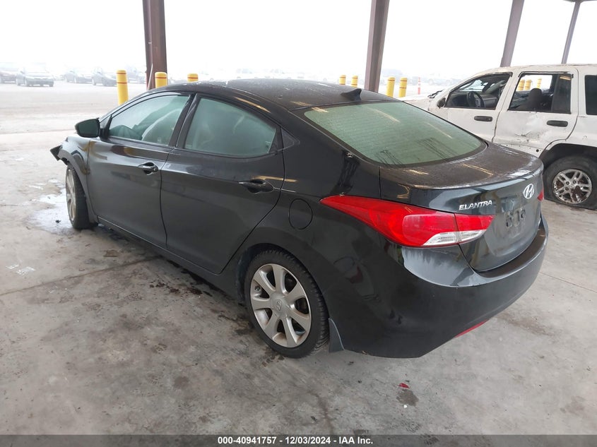 Vin: 5npdh4ae0dh412553, lot: 41431531, hyundai elantra limited 20133