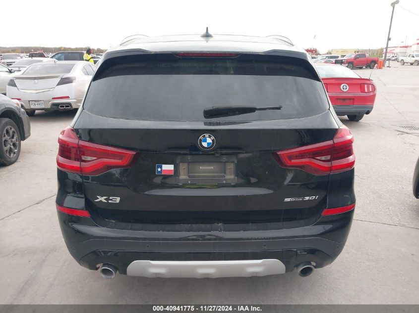 2019 BMW X3 SDRIVE30I - 5UXTR7C58KLR44535