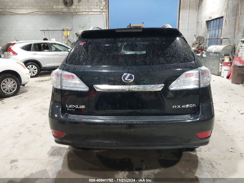 2010 Lexus Rx 450H VIN: JTJBC1BA2A2025898 Lot: 40941792