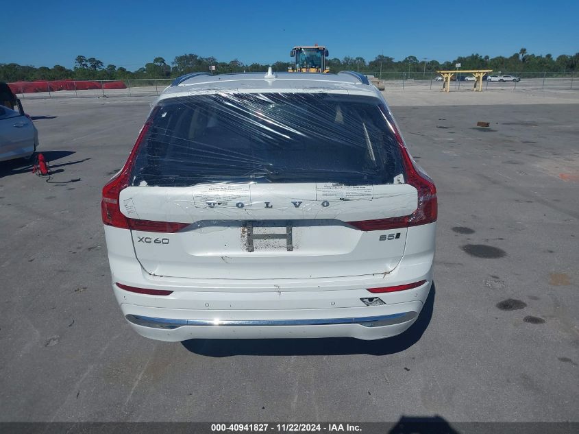 2022 Volvo Xc60 B5 Inscription VIN: YV4L12RL4N1960651 Lot: 40941827