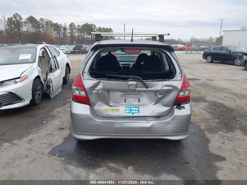 2007 Honda Fit Sport VIN: JHMGD38667S004497 Lot: 40941853