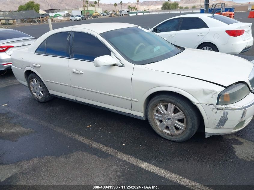 2004 Lincoln Ls V6 VIN: 1LNHM86S14Y642552 Lot: 40941993