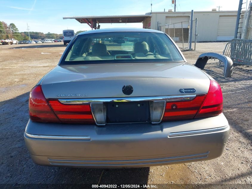 2003 Mercury Grand Marquis Ls VIN: 2MEFM75W43X679117 Lot: 40942022