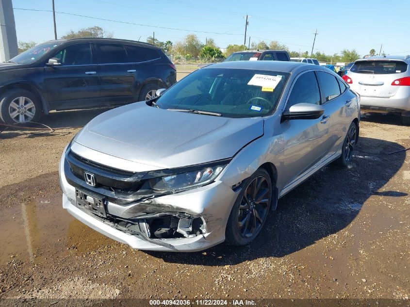 2020 Honda Civic Sport VIN: 19XFC2F89LE015697 Lot: 40942036