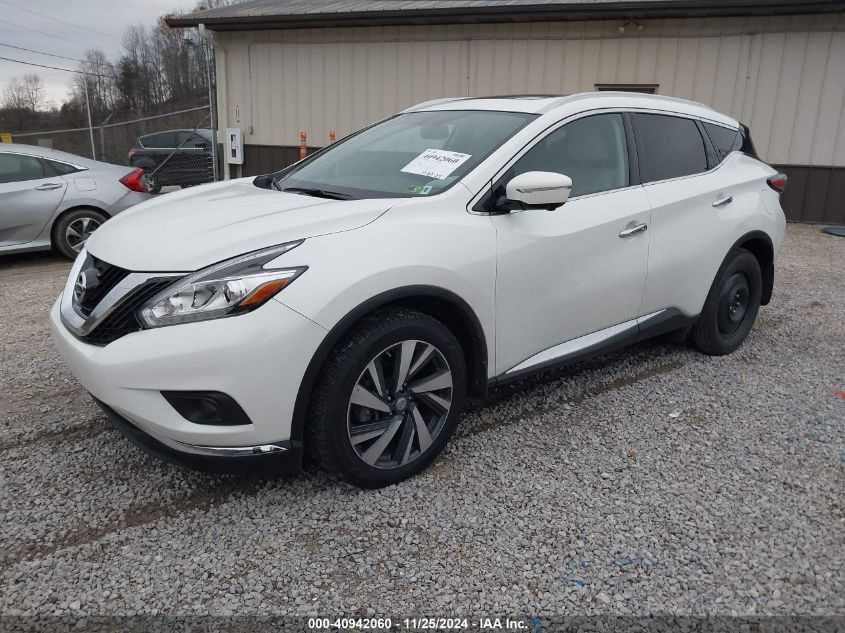 VIN 5N1AZ2MH1FN280833 2015 Nissan Murano, Platinum no.2