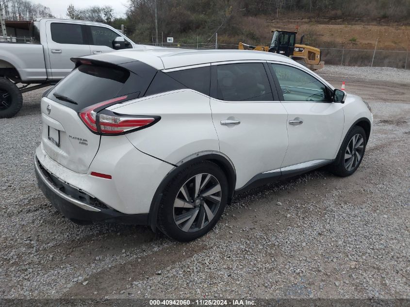 VIN 5N1AZ2MH1FN280833 2015 Nissan Murano, Platinum no.4