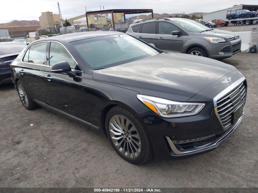 VIN KMHG34JA3JU036789 2018 GENESIS G90 no.1