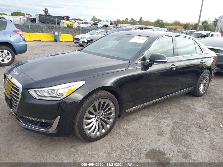 VIN KMHG34JA3JU036789 2018 GENESIS G90 no.2