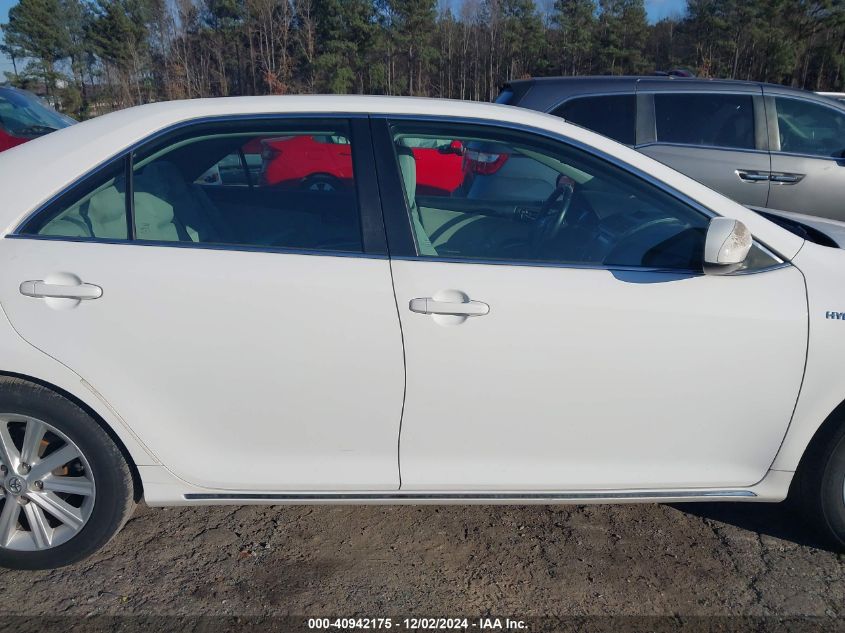 2014 Toyota Camry Hybrid Xle VIN: 4T1BD1FK6EU105035 Lot: 40942175