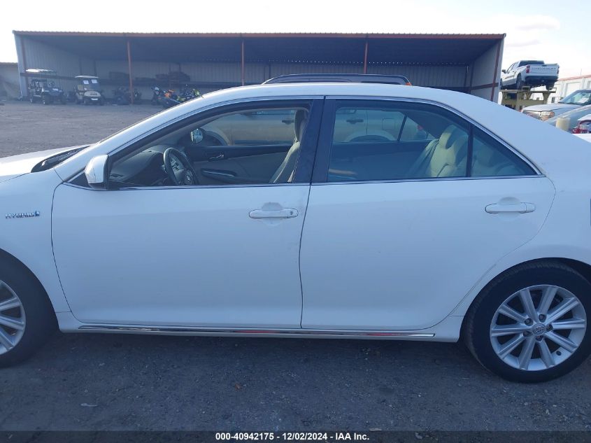 2014 Toyota Camry Hybrid Xle VIN: 4T1BD1FK6EU105035 Lot: 40942175