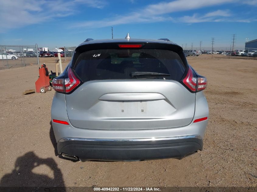 2018 Nissan Murano Sv VIN: 5N1AZ2MG3JN122641 Lot: 40942202