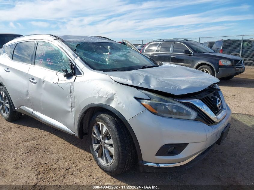 2018 Nissan Murano Sv VIN: 5N1AZ2MG3JN122641 Lot: 40942202