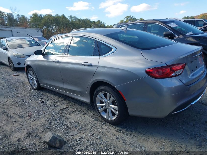 2016 Chrysler 200 Limited Platinum VIN: 1C3CCCABXGN178358 Lot: 40942215