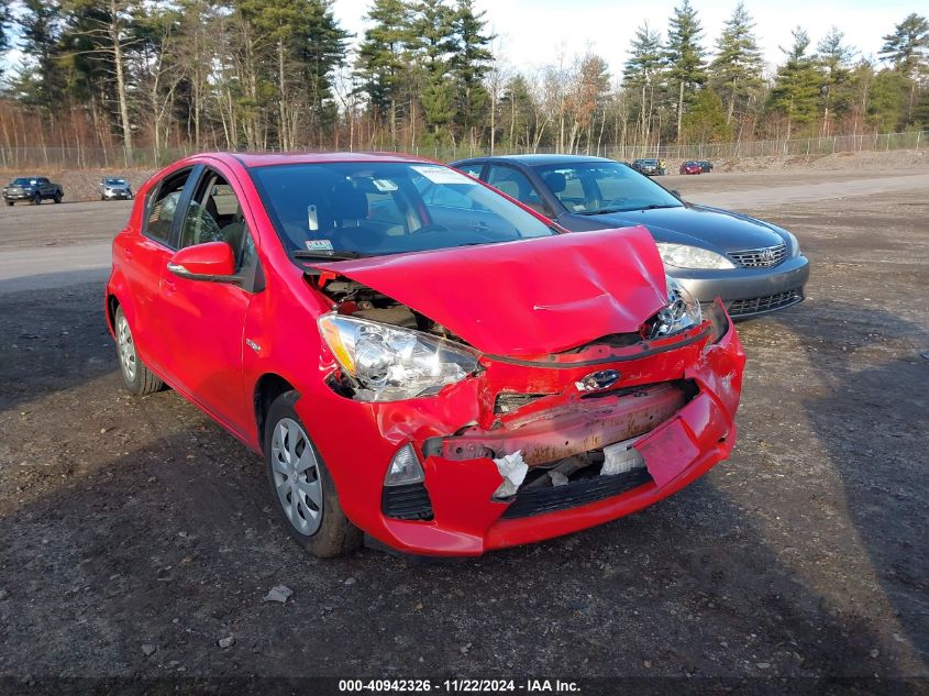 2014 Toyota Prius C Two VIN: JTDKDTB39E1569520 Lot: 40942326