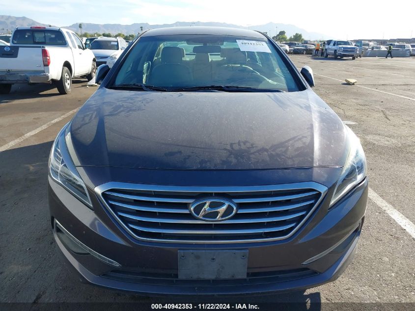 2015 Hyundai Sonata Se VIN: 5NPE24AF6FH096786 Lot: 40942353