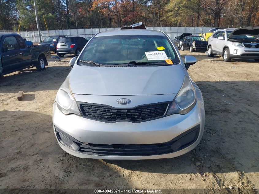 2013 Kia Rio Lx VIN: KNADM4A33D6290711 Lot: 40942371