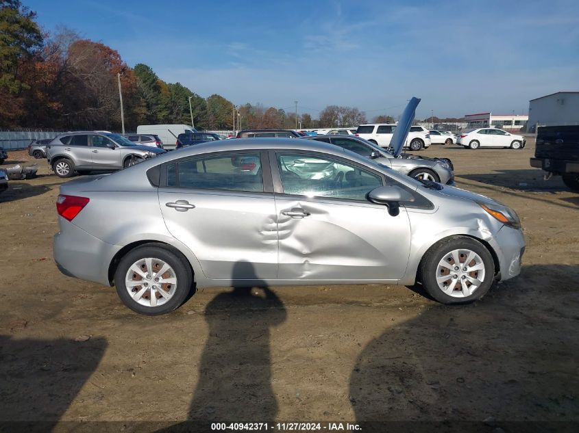 2013 Kia Rio Lx VIN: KNADM4A33D6290711 Lot: 40942371