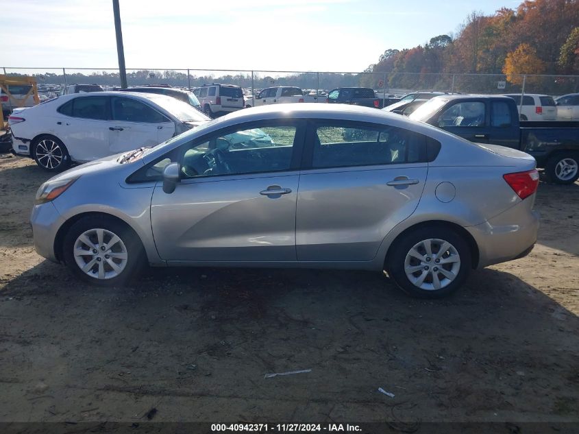 2013 Kia Rio Lx VIN: KNADM4A33D6290711 Lot: 40942371