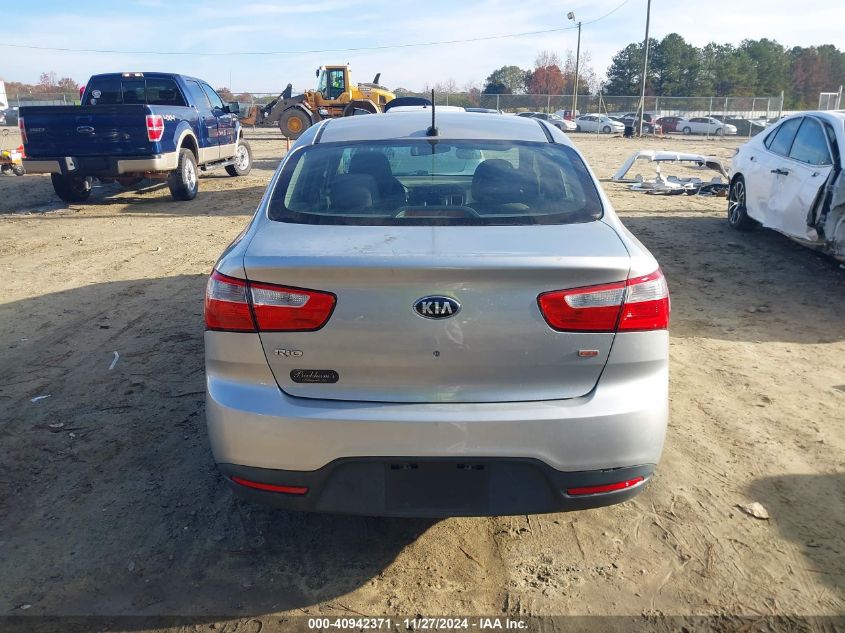 2013 Kia Rio Lx VIN: KNADM4A33D6290711 Lot: 40942371