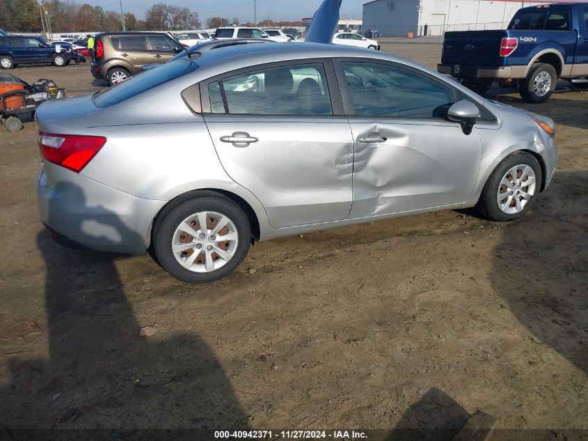 2013 Kia Rio Lx VIN: KNADM4A33D6290711 Lot: 40942371