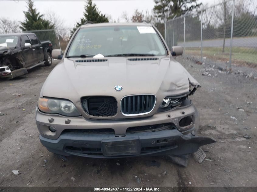 2004 BMW X5 3.0I VIN: 5UXFA13564LU35872 Lot: 40942437