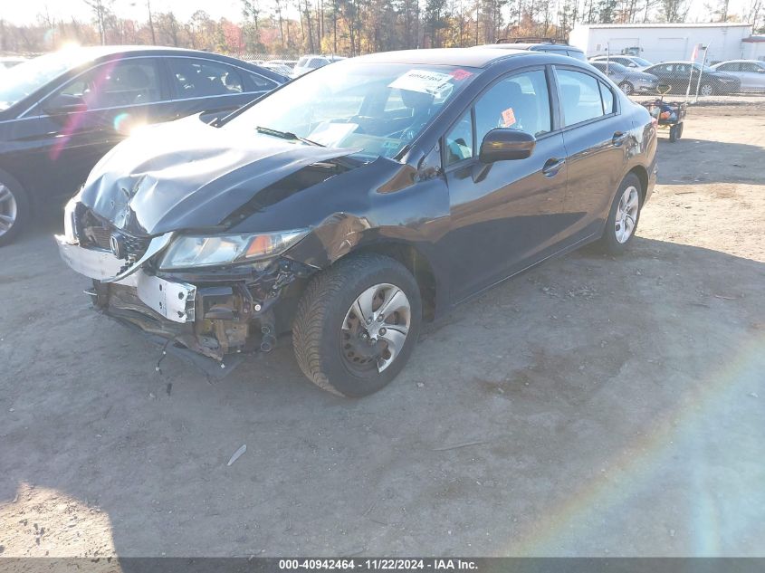 VIN 2HGFB2F59EH537084 2014 HONDA CIVIC no.2