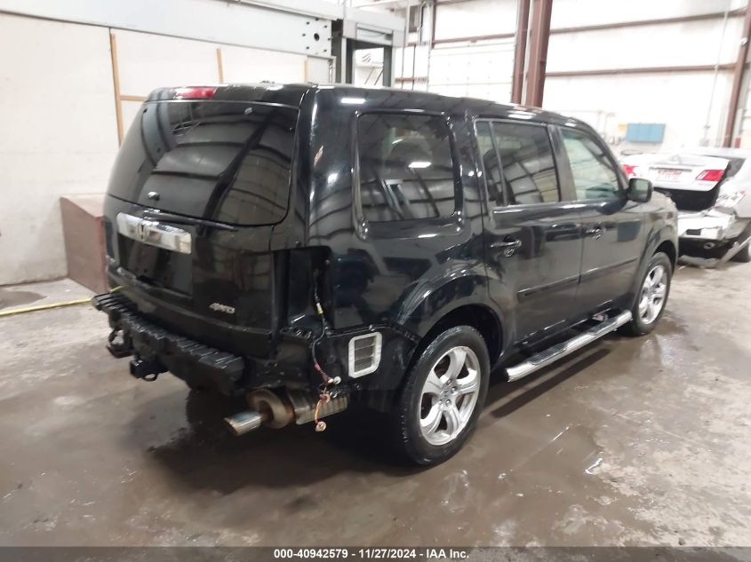 VIN 5FNYF4H51DB011525 2013 HONDA PILOT no.4