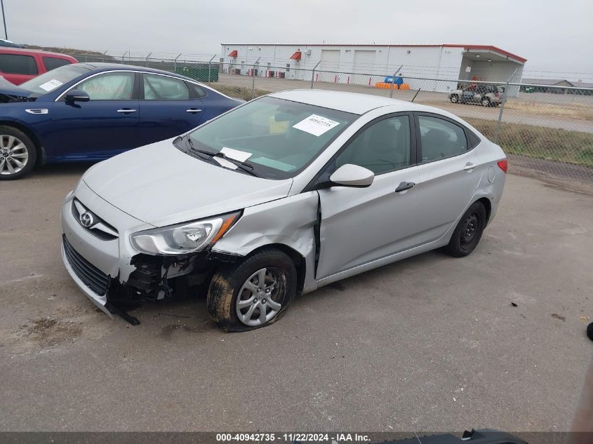 VIN KMHCT4AE2DU361603 2013 HYUNDAI ACCENT no.2