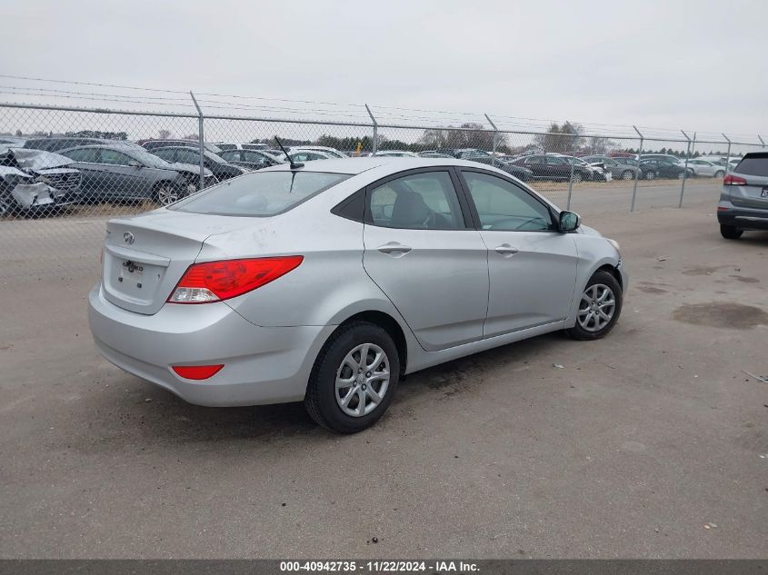 VIN KMHCT4AE2DU361603 2013 HYUNDAI ACCENT no.4