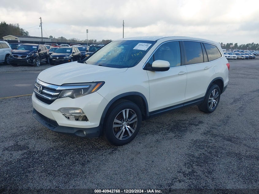 Vin: 5fnyf6h31gb072811, lot: 41432542, honda pilot ex 20162