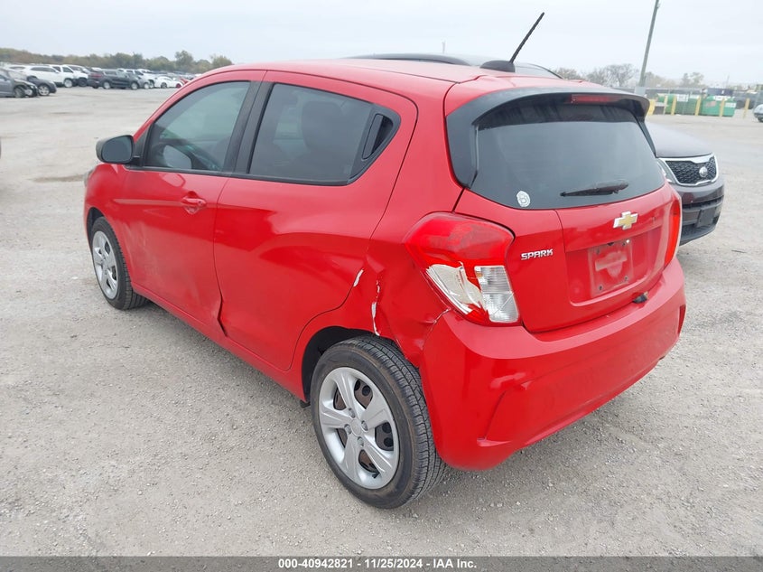 Vin: kl8cb6sa6lc402925, lot: 41432595, chevrolet spark fwd ls automatic 20203