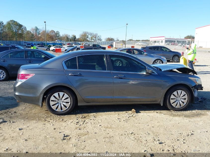 2010 Honda Accord 2.4 Lx VIN: 1HGCP2F33AA180240 Lot: 40942853