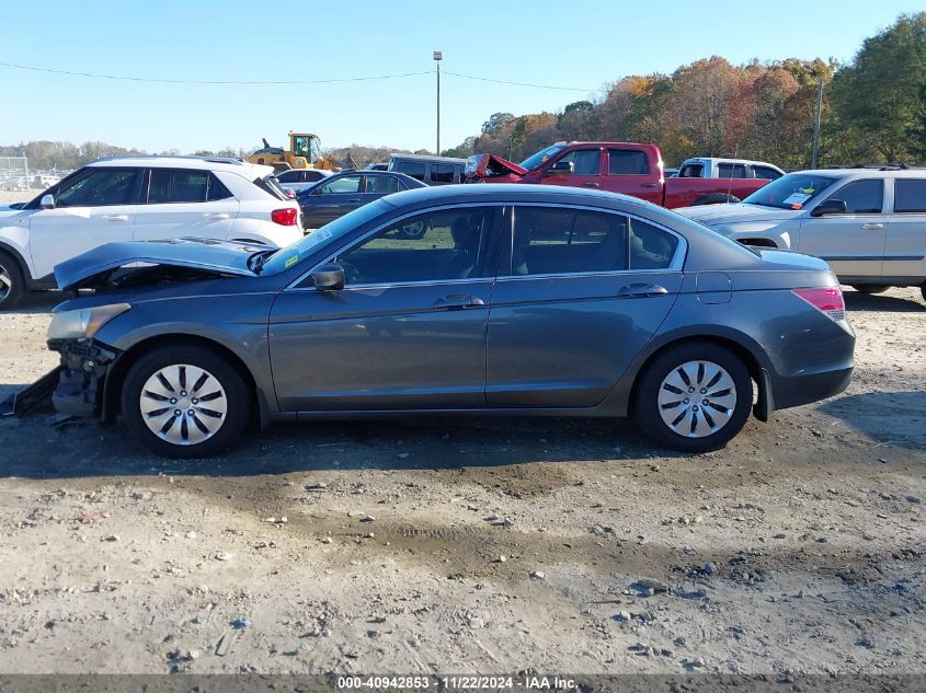 2010 Honda Accord 2.4 Lx VIN: 1HGCP2F33AA180240 Lot: 40942853