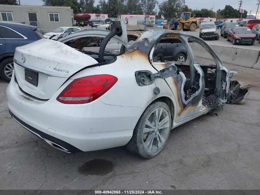 VIN 55SWF4KBXFU041629 2015 Mercedes-Benz C 300, 4Ma... no.4