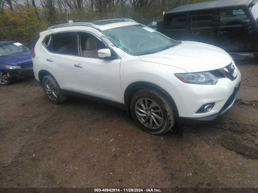 VIN 5N1AT2MV4EC848302 2014 Nissan Rogue, SL no.1