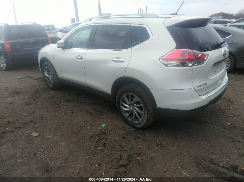 VIN 5N1AT2MV4EC848302 2014 Nissan Rogue, SL no.3