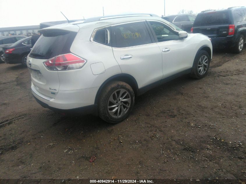 VIN 5N1AT2MV4EC848302 2014 Nissan Rogue, SL no.4