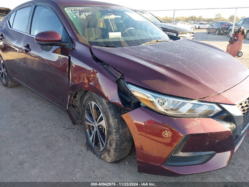 2020 Nissan Sentra Sv Xtronic Cvt VIN: 3N1AB8CV9LY208038 Lot: 40942975