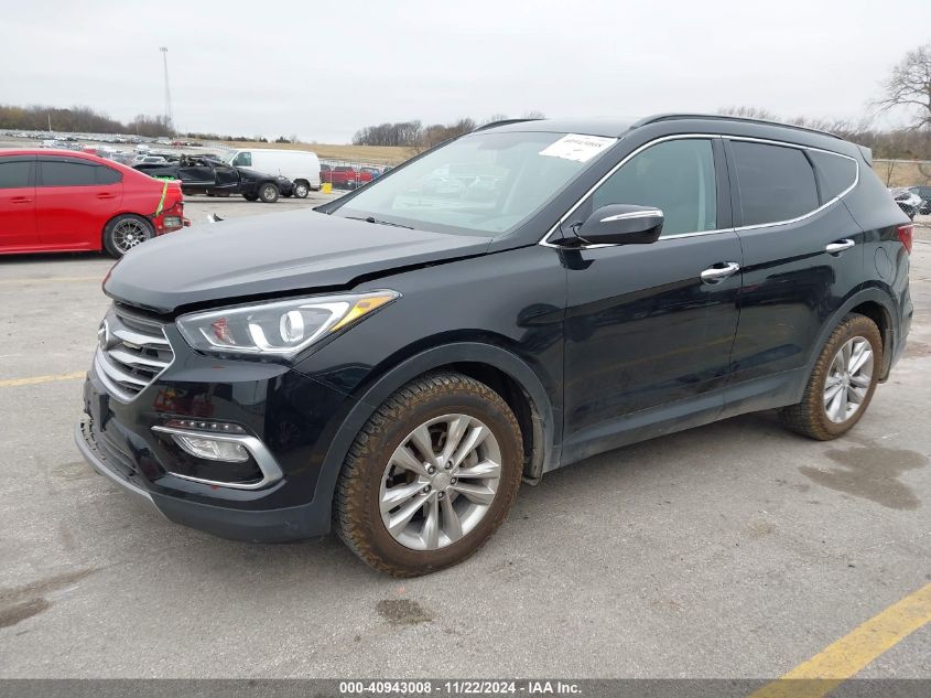 VIN 5XYZUDLA0HG465889 2017 HYUNDAI SANTA FE SPORT no.2